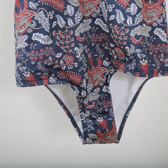 NWOT VerdeLimon San Antonio Paisley One Piece Swimsuit, M - Picture 6 of 11